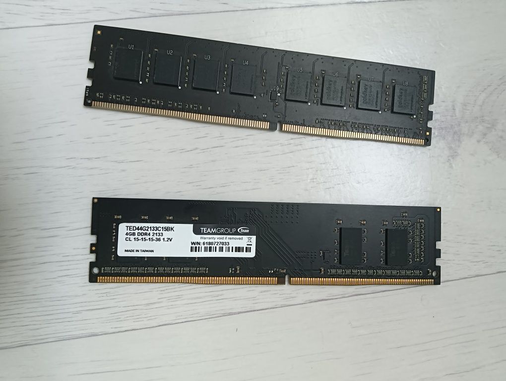 Оперативная память 8гб(2*4гб) DDR4