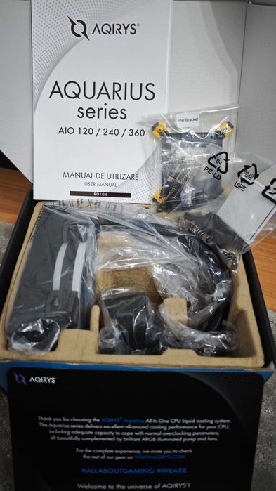 Cooler CPU cu lichid AQIRYS Aquarius 120 AIO ARGB Black  garantie 2027