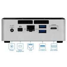 Mini PC NUC 5i3RYH, Intel Core i3-5010U 2.10GHz, 4GB, 180GB SSD