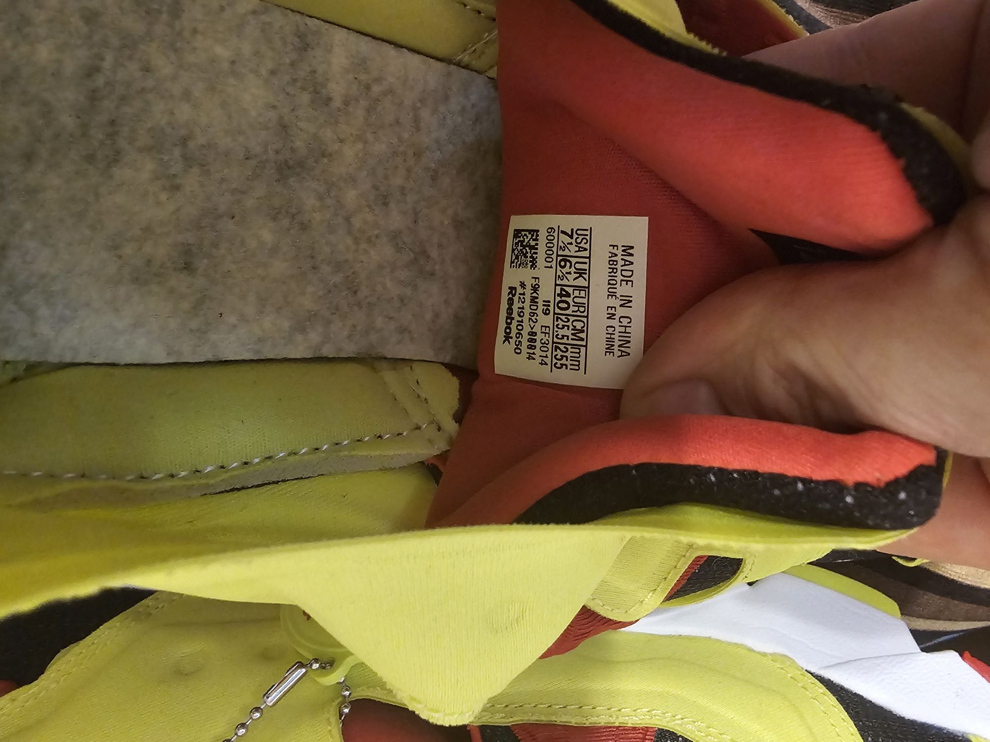 REebok instapump Fury Citron стелка 25.5, 29.5 и 30 сантиметра