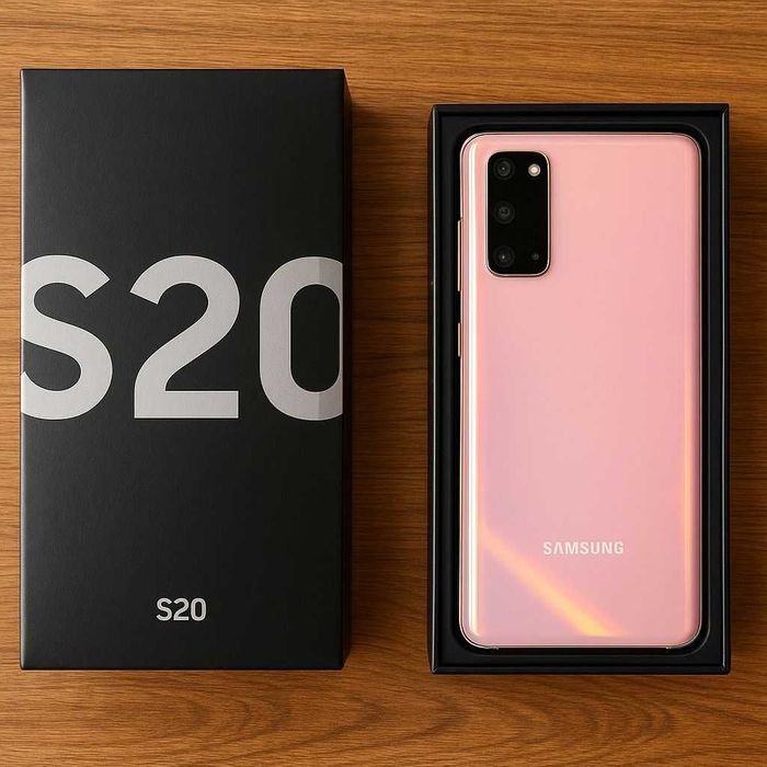 Samsung Galaxy S20 Розов КАТО НОВ