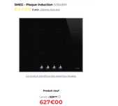 Plita incorporabila cu inductie Smeg  SI364BM