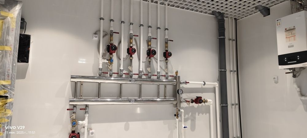 Монтаж систем отопления и котельного оборудования