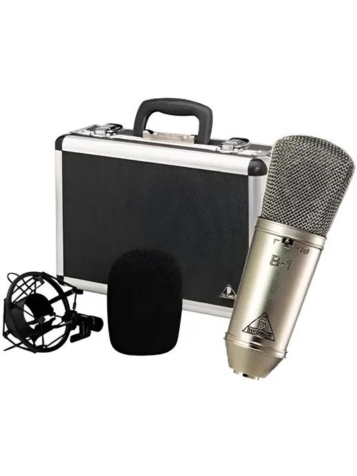 Студийный микрофон Behringer B-1 и звуковая карта Behringer UMC22