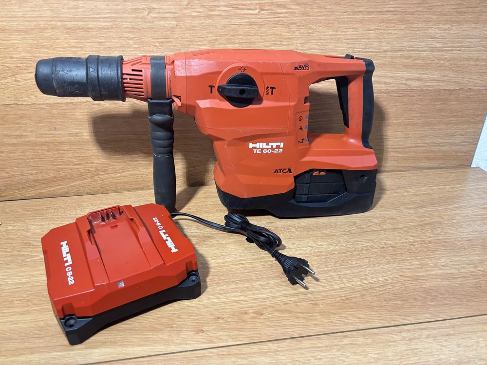 Rotopercutor hilti TE 60-22 nuron an 2023 baterie 12ah 2024