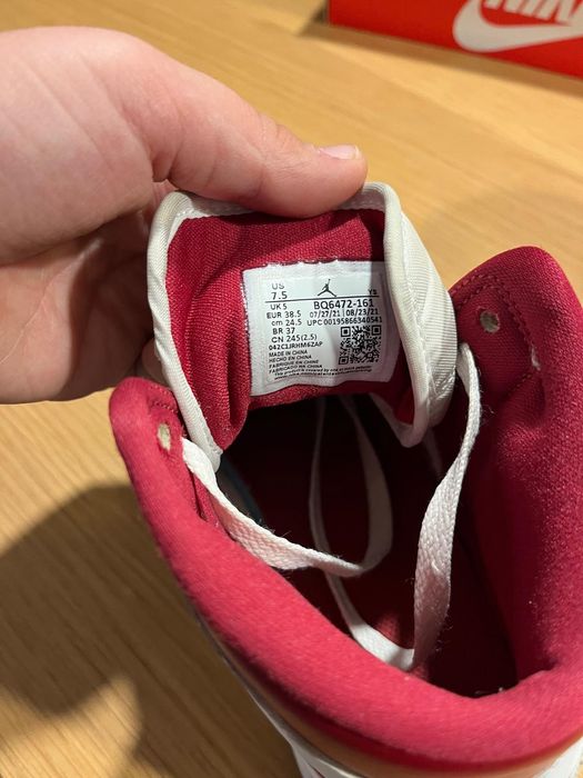 Nike Air Jordan 1 High Red nr 38.5