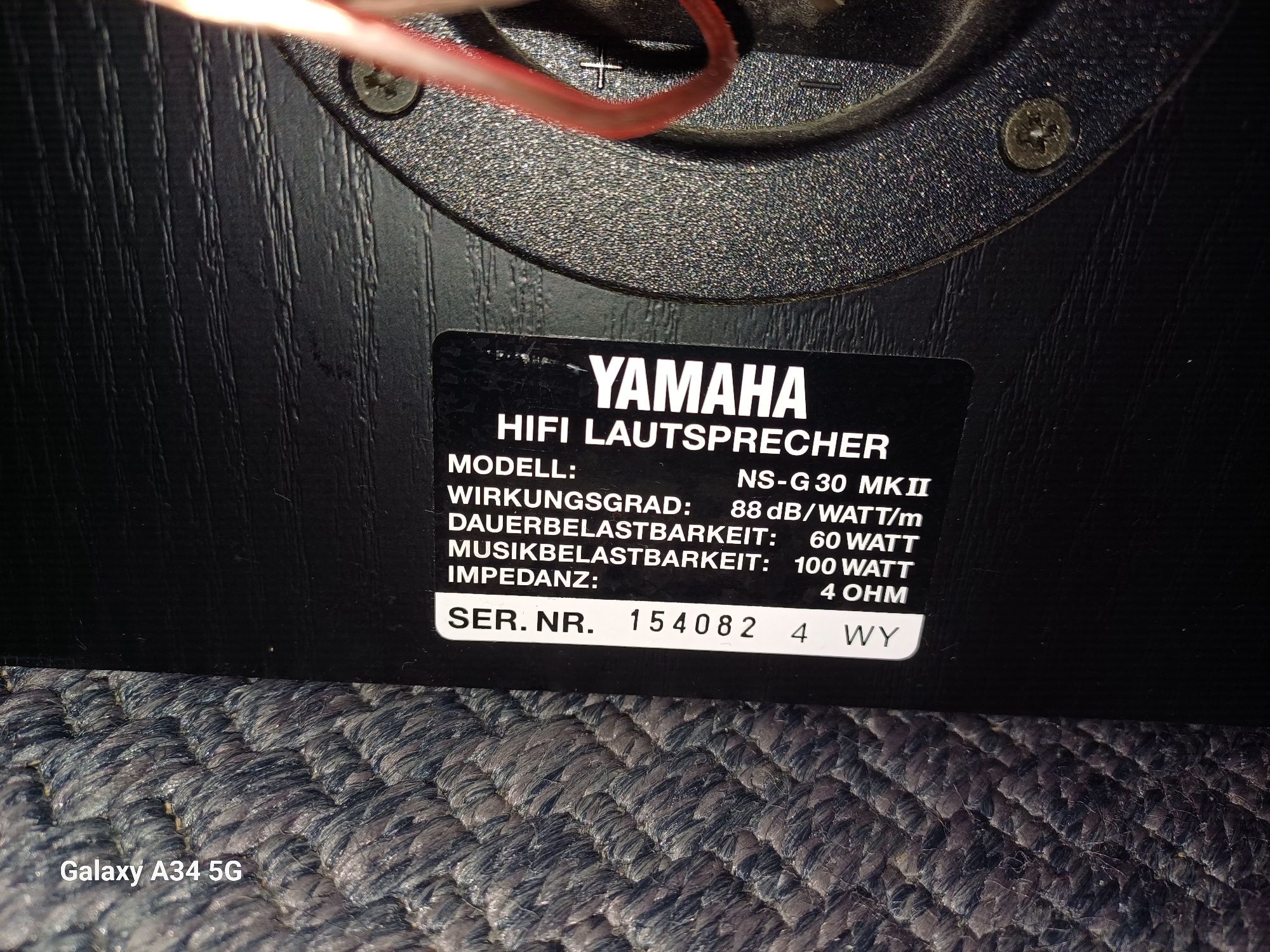 Boxe de raft Yamaha NS g30