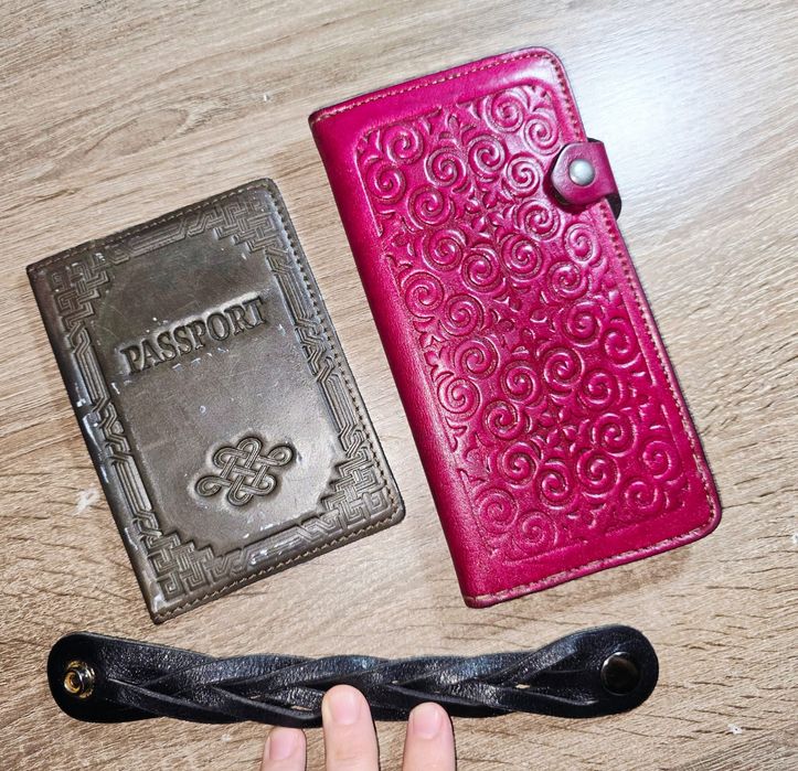 Кожа 100%. Комплект.  Новый