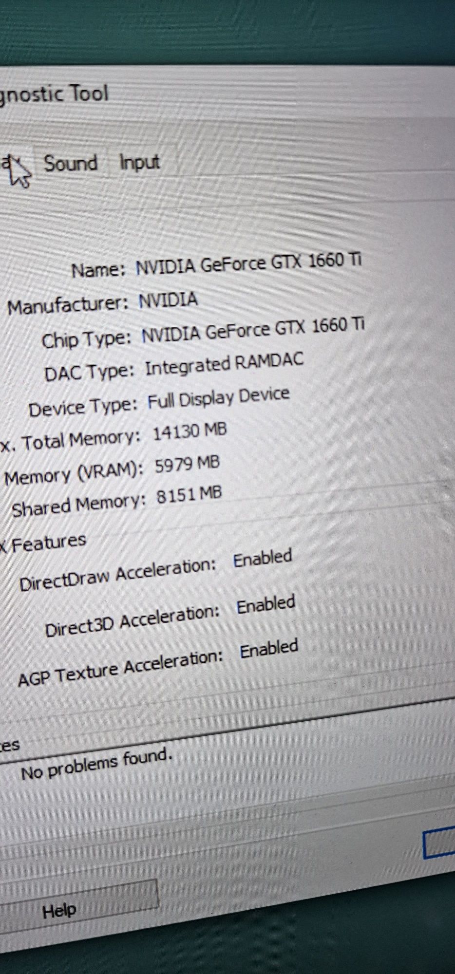 Laptop Lenovo i7 9750H, 16 Gb, GTX 1660 TI, 1Tb