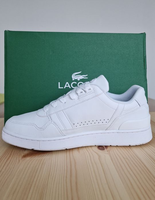Adidasi Lacoste albi 40