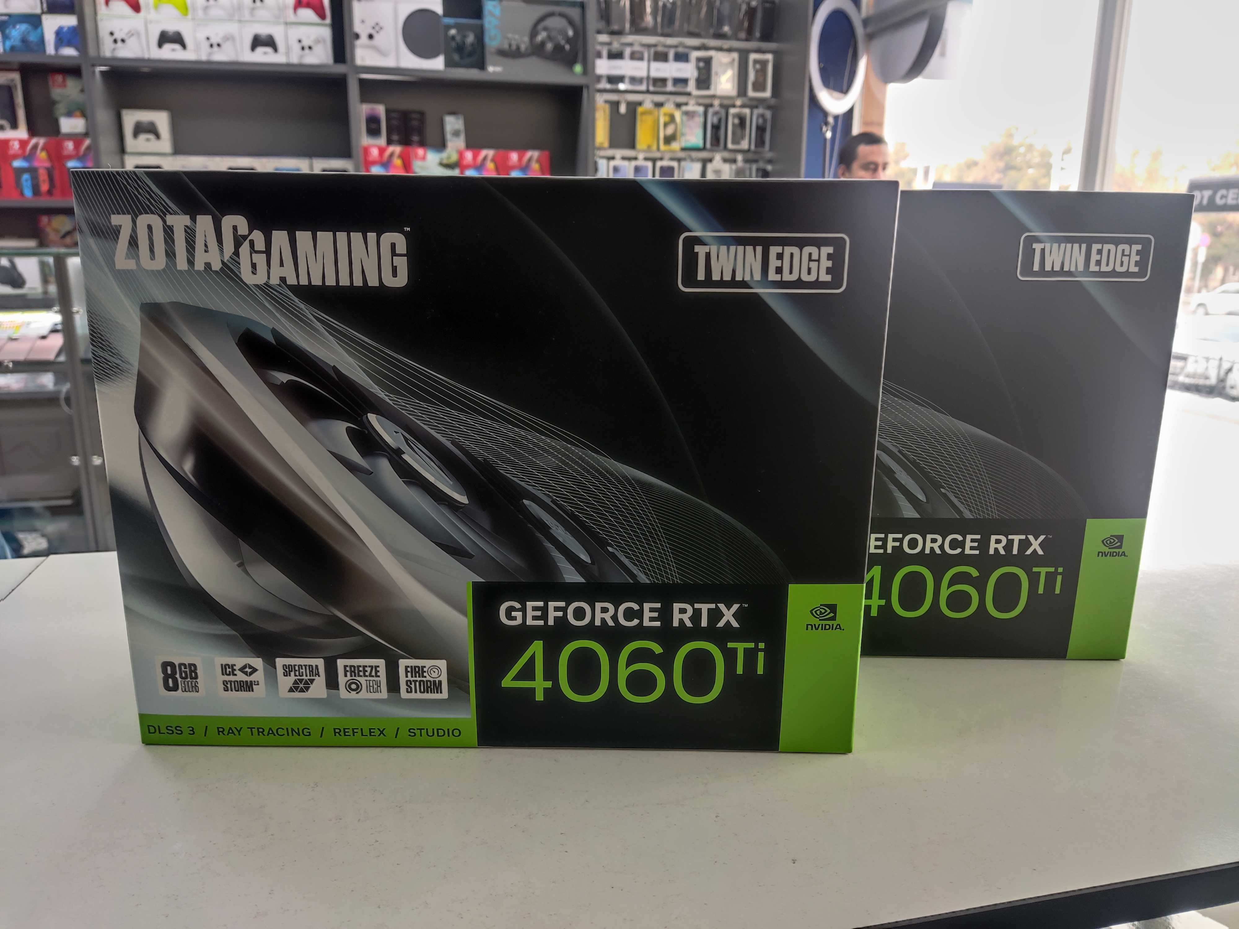 Видеокарта Zotac RTX 4060Ti 8GB НОВАЯ НЕ ВСКРЫТАЯ!