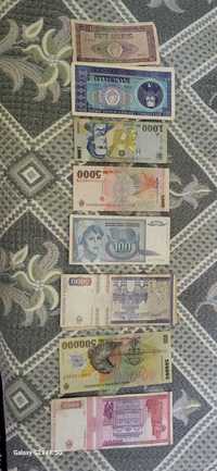 Vand bancnote vechi anii 1966-2000 de 10,100,1000,5000,10000 lei