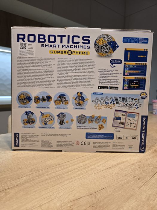 Cadou educațional STEM pentru copii – Kit robotică Super Sphere – nou,
