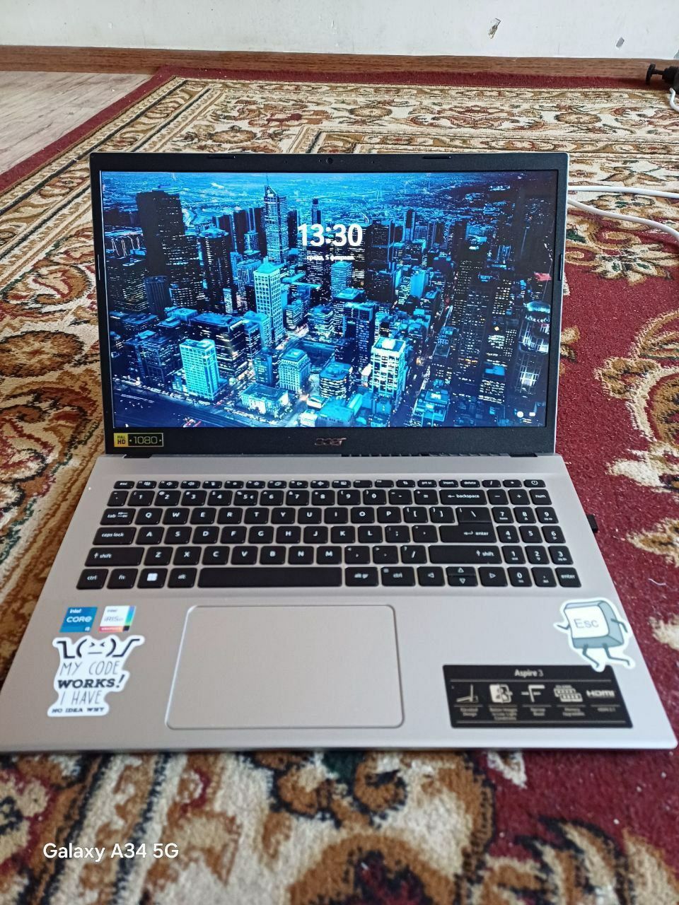 Noutbuk acer core i5 8/512
