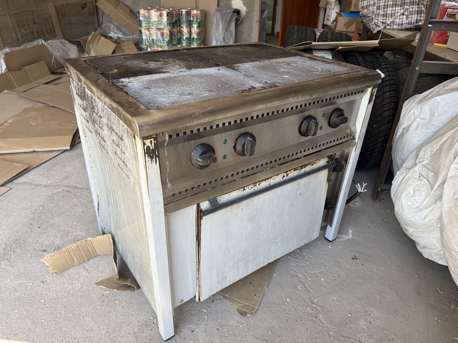 Плита в рабочем состояний