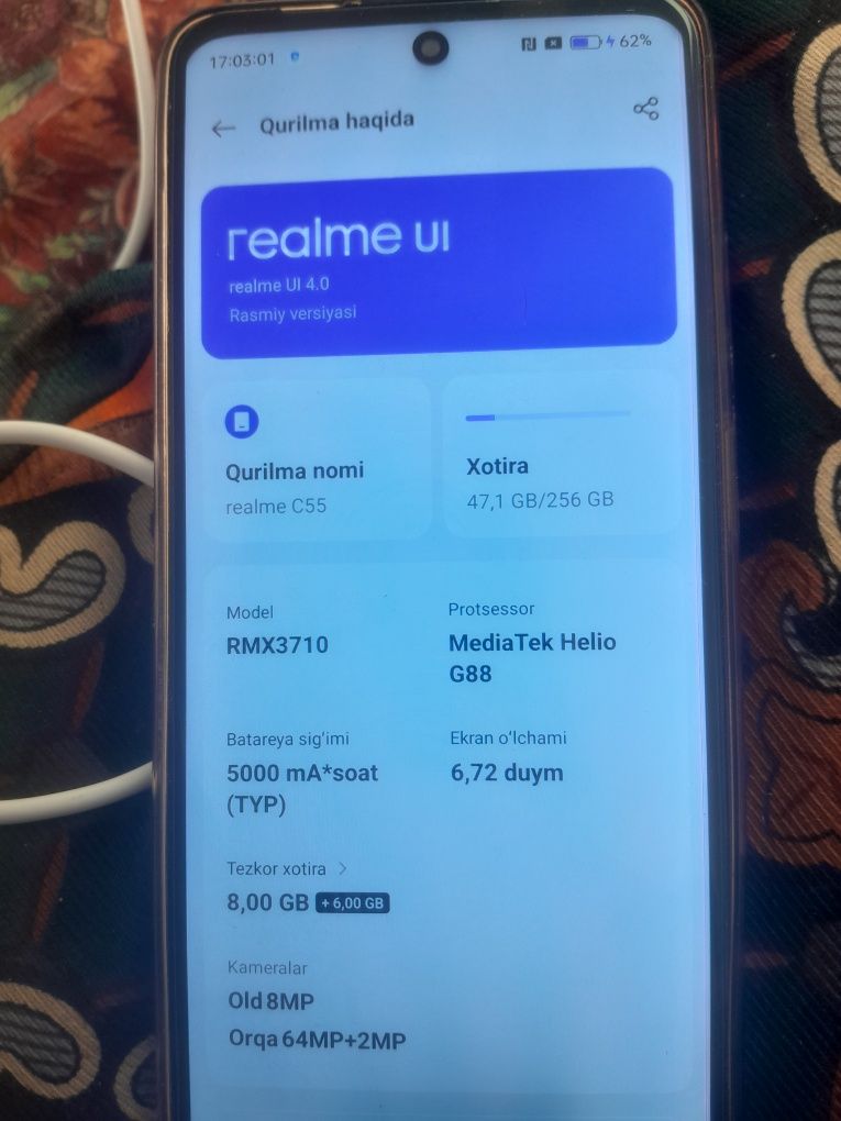 Realme c55 8/256gb