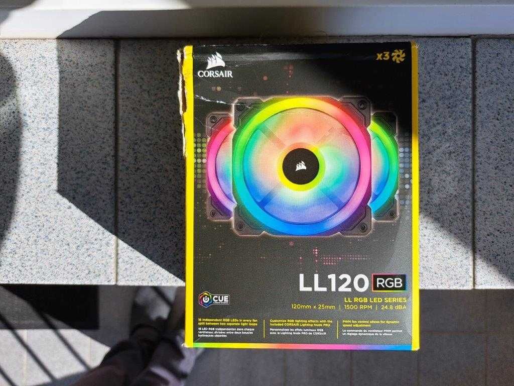 Вентилатори за компютърни кутии Corsair QL140, LL140, LL120 RGB LED