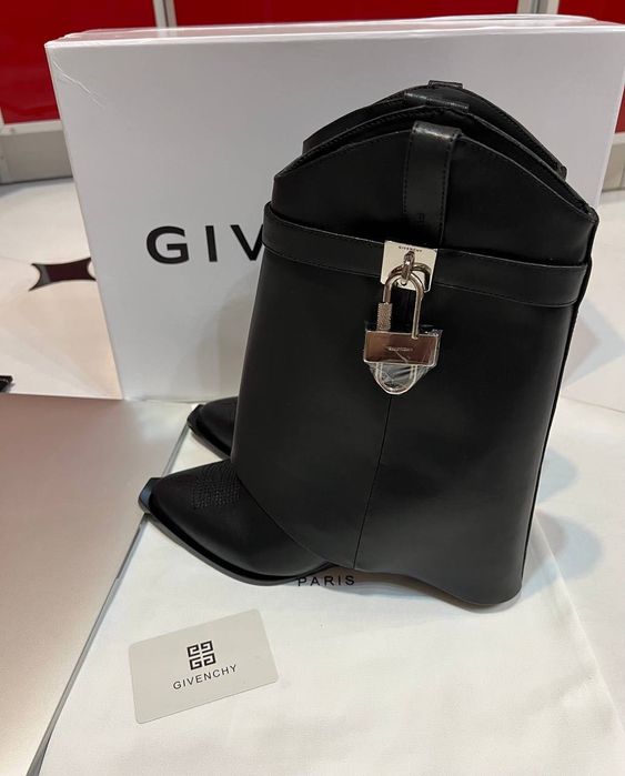 Ботуши Givenchy кожени пролет/есен