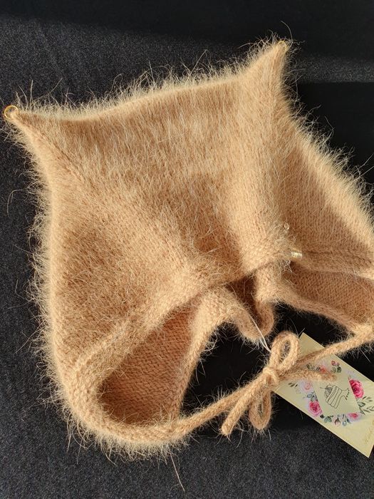 Шапка с ушками кошки, коточепчик, фуксия, голубой, синий, жёлтый, зеле