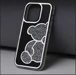 Husa iPhone 16 / Pro / Pro Max - Silver TEDDY BEAR