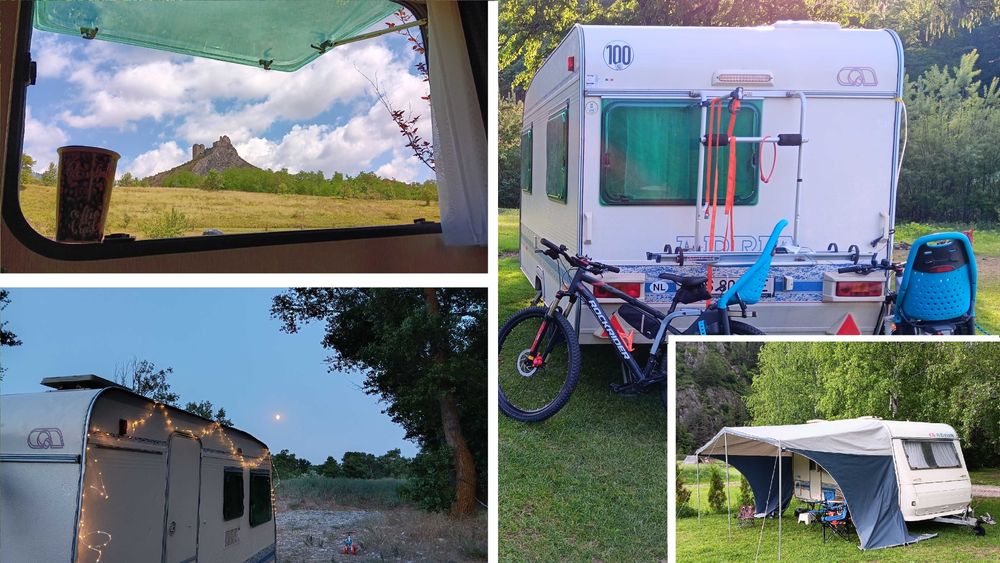 Rulotă Adria DS 390 – 2002 – Înmatriculată RO – FOARTE NEGOCIABIL