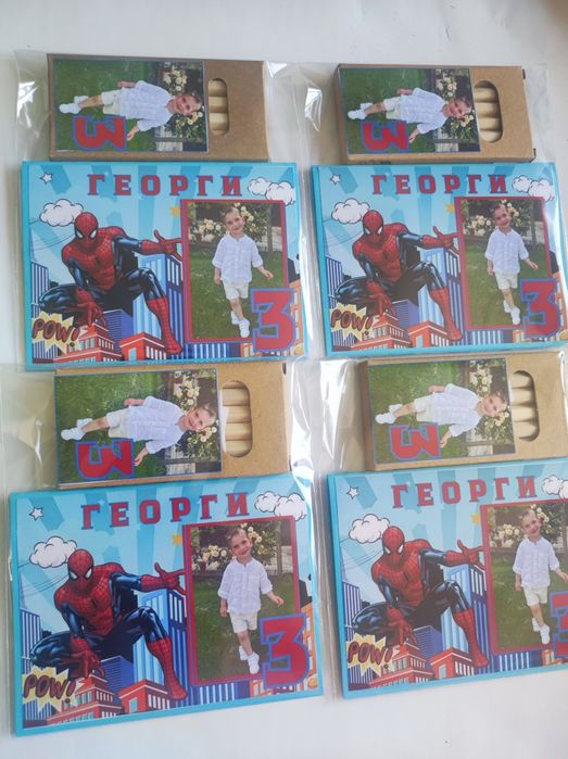 Персонализирани мини книжки за оцветяване в комплект с моливчета