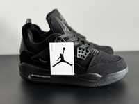 Air Jordan 4 Retro Black CAT Adidasi Sneakers Casual Noi