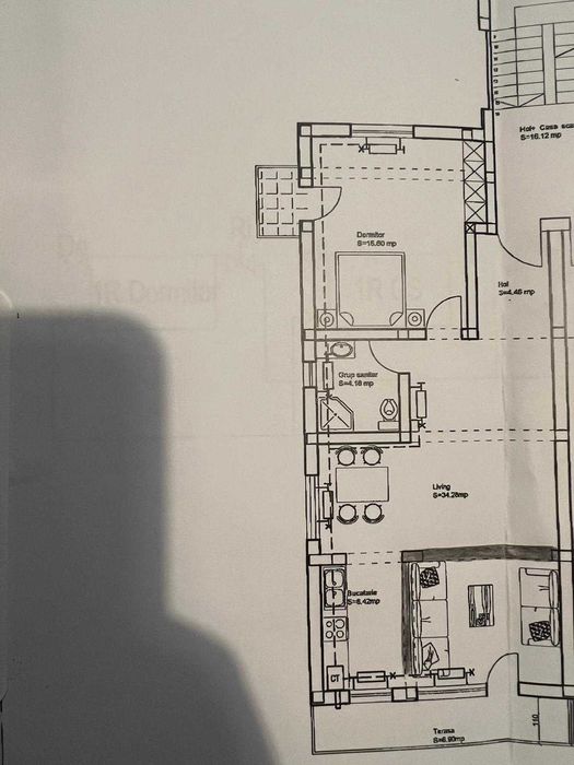 apartament cu 3 camere, mobilat utilat complet