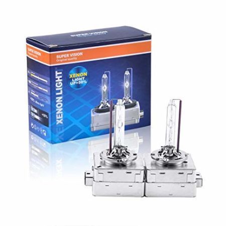 Set 2 Becuri Xenon D1S White auto pentru far ,Super Vision +50% , 35W