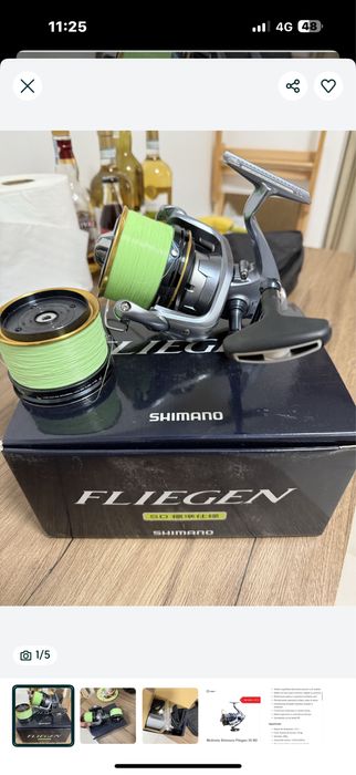 Daiwa slr 4.2 AU 160 gr / Shimao fliegen 35