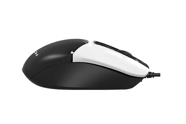 A4Tech FM12S-FM12 (White) (Panda) (Black)  Мышь проводная