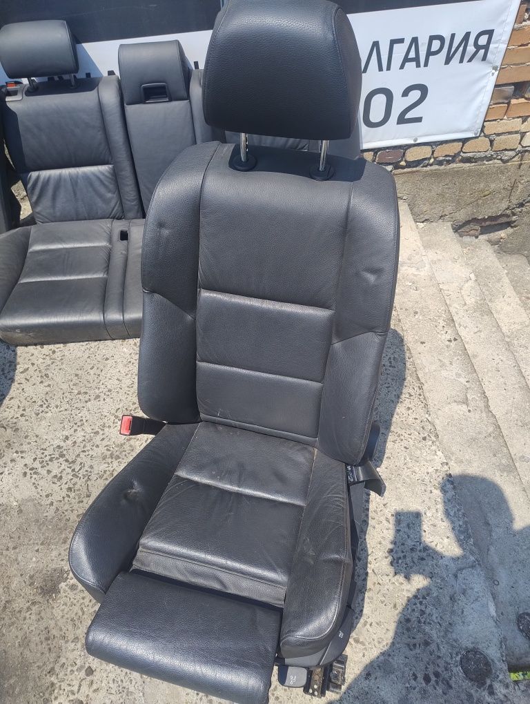 Кожен рекаро салон за БМВ Е60 с подгрев/ Bmw e60