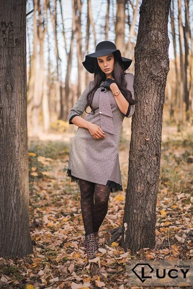 Есенно-зимна рокля Lucy