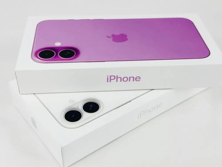iPhone 16 Pink & White 256 GB.