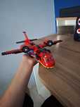 Vand avion lego rosu pompieri