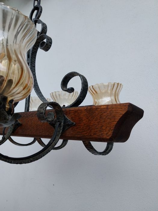 Candelabru rustic, vechi