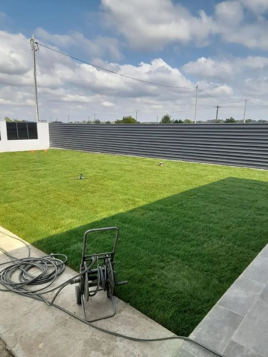 Piatra naturala de munte și Gazon rulou