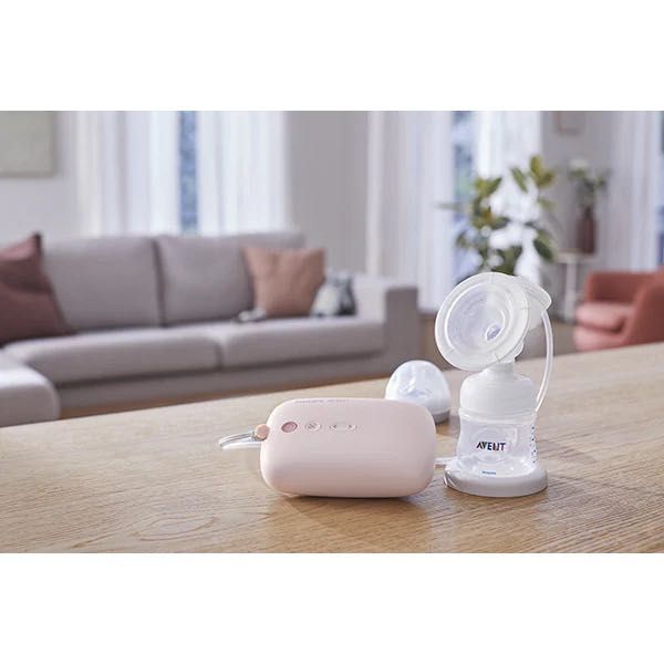 Pompa de san electrica PHILIPS AVENT SCF395/11, roz-transparent