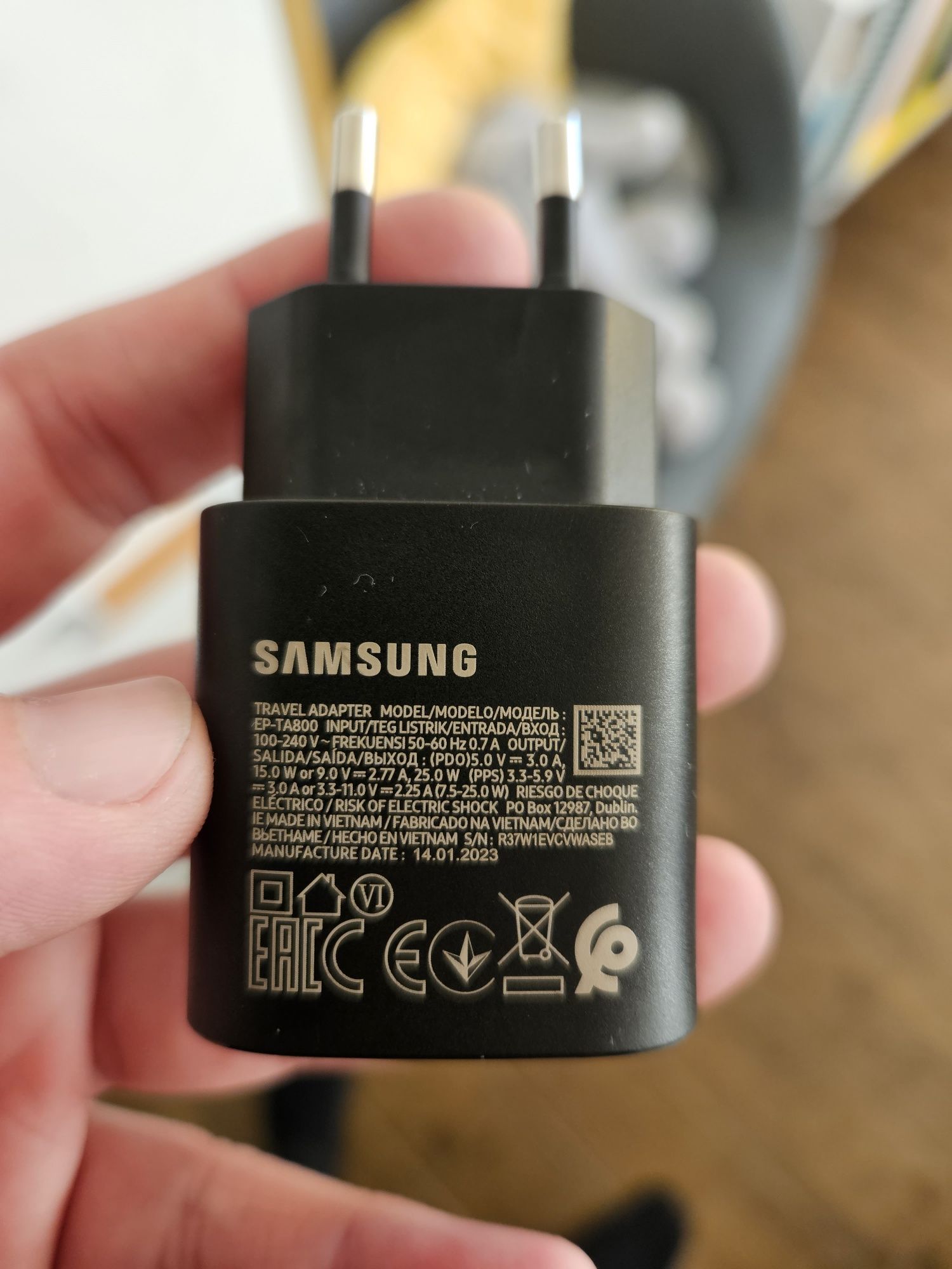 Зарядно устройство Samsung travel power adapter super Fast charging