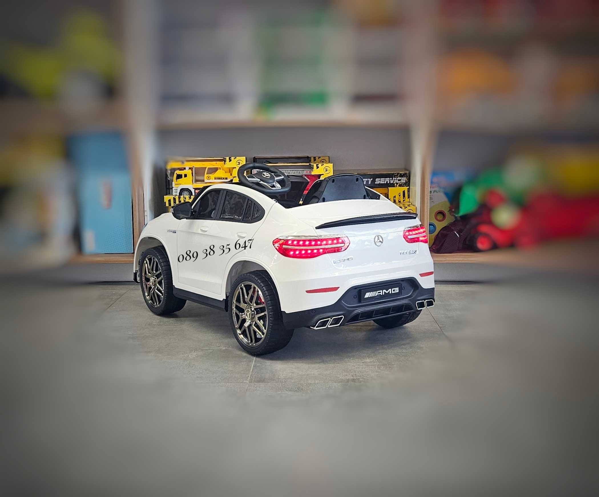 НОВО!Акумулаторен джип MERCEDES GLC 63 AMG с 12V батерия,меки гуми,USB
