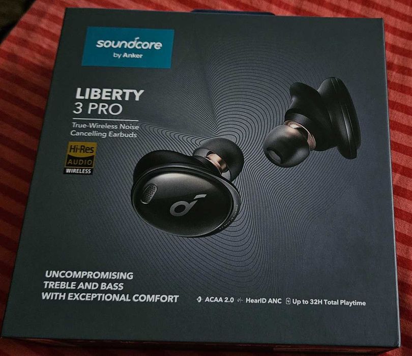 Безжични слушалки Soundcore Liberty 3 Pro True Wireless Ebuds ANC+LDAC