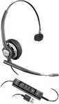 Слушалки Plantronics EncorePro 715 USB, микрофон, USB, черни