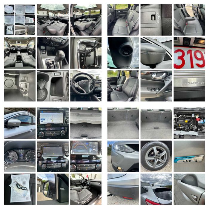 Nissan Qashqai 2WD Tekna+Xtronic*camere 360*navi*piele*1.6D*pano*Xenon
