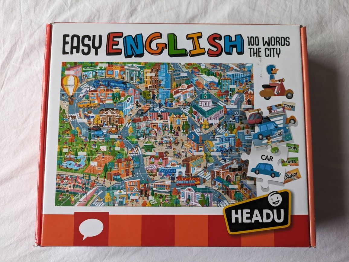 Puzzle Headu Easy English 100 Words City