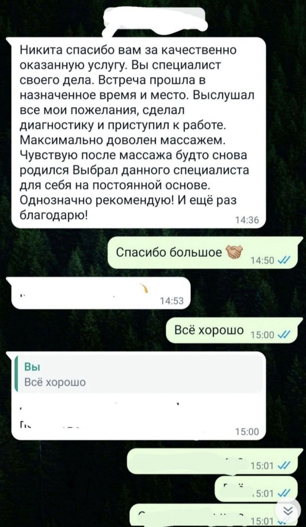 Массаж у себя и на выезд на дом (массажист)