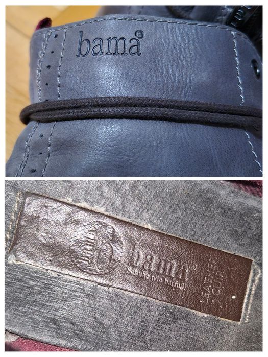 Ghete Bama Piele Naturală, Brogue, Fermoar Lateral, Confort, Damă - 40