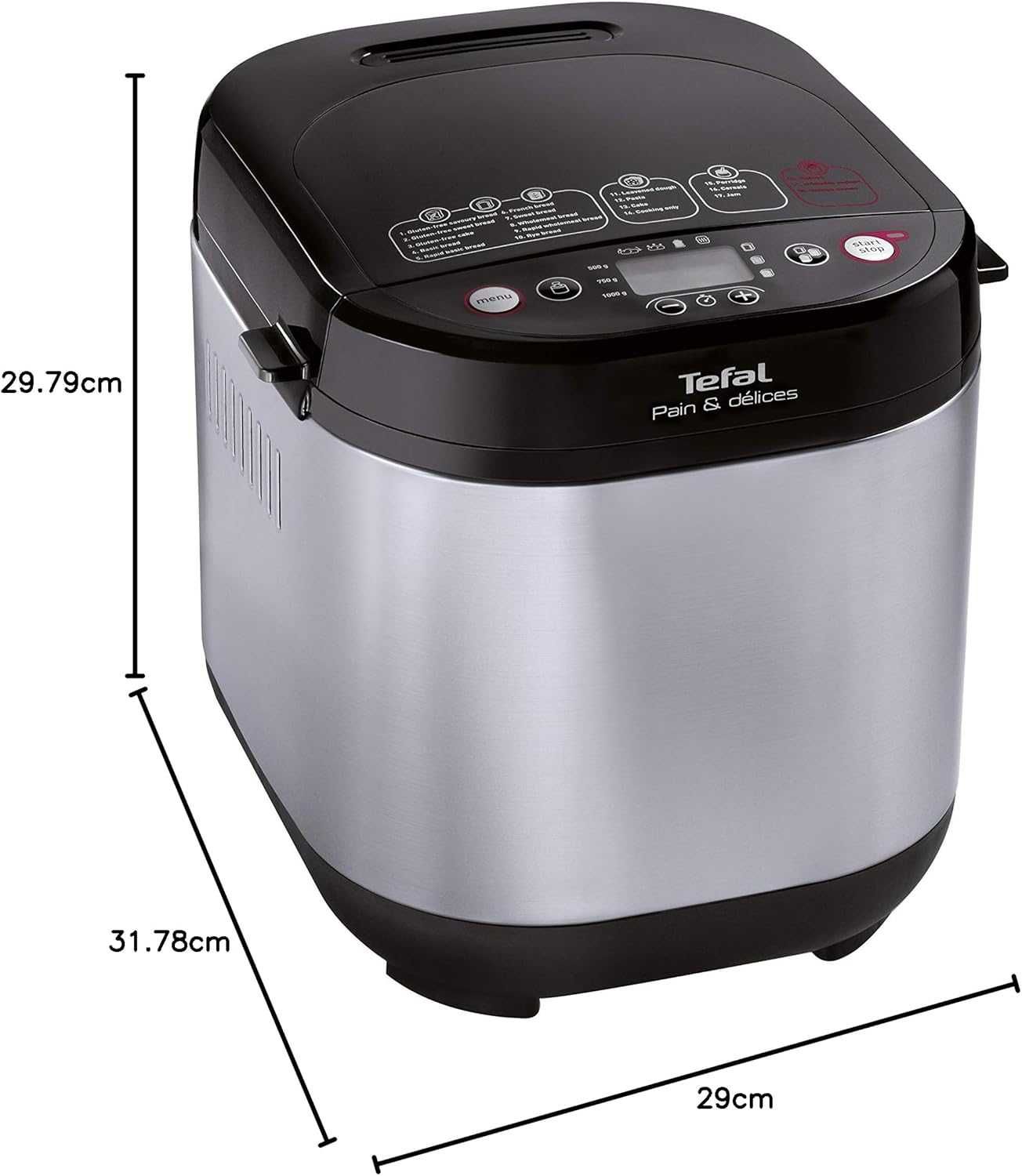Хлебопекарна Tefal Pain&Delices PF240E 700W Уред за месене на хляб