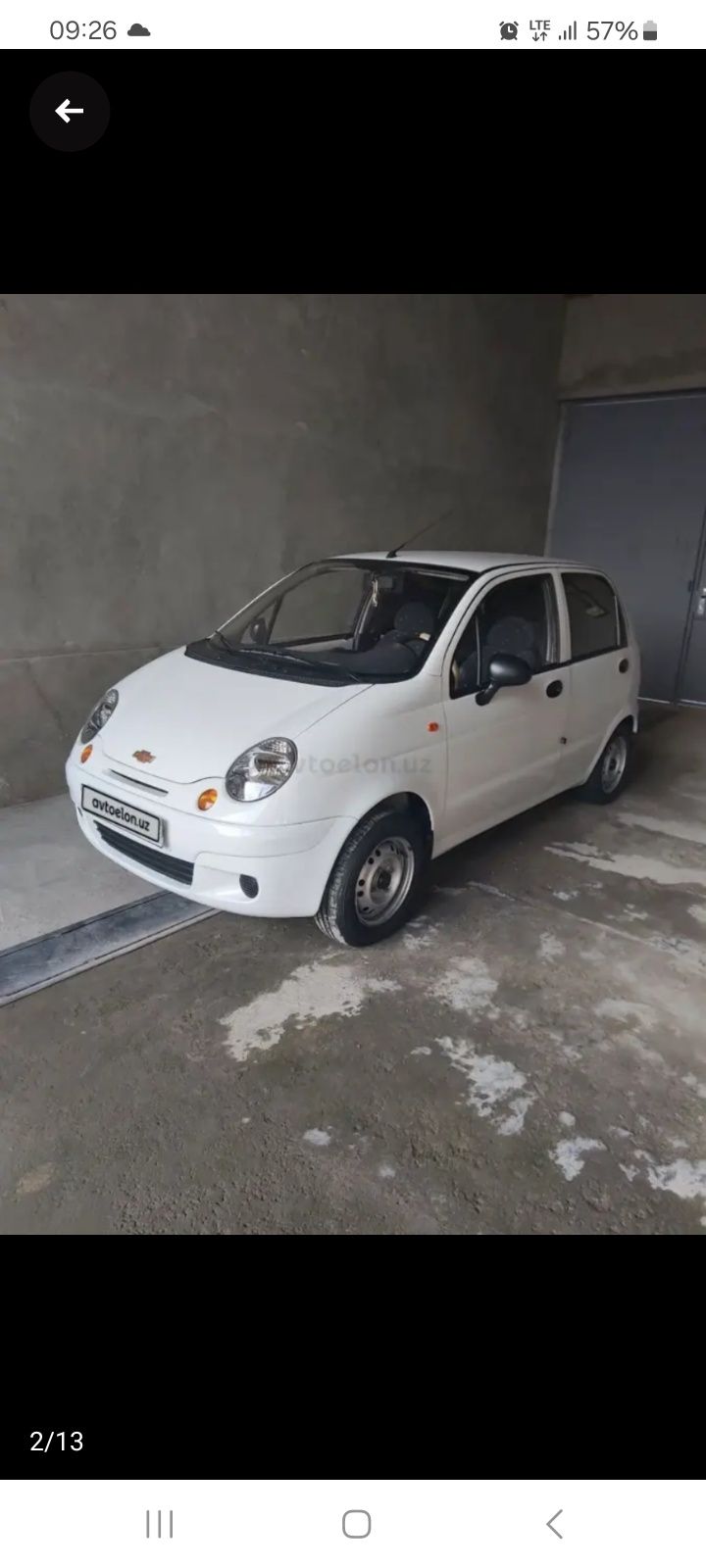 Matiz  prastoy 2018 yil sotiladi