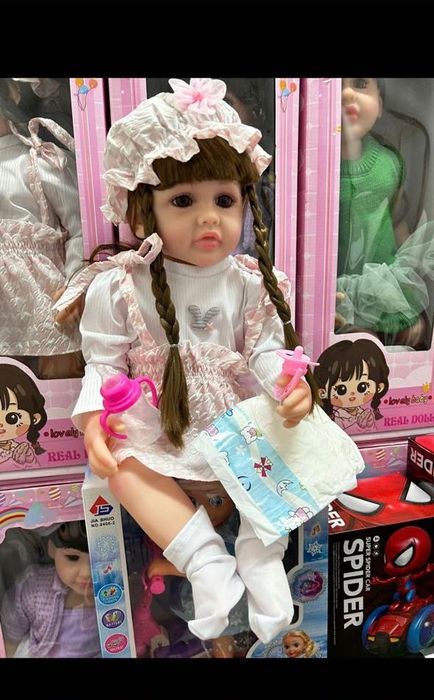 Куклы Reborn, 55см. Полностью подвижные