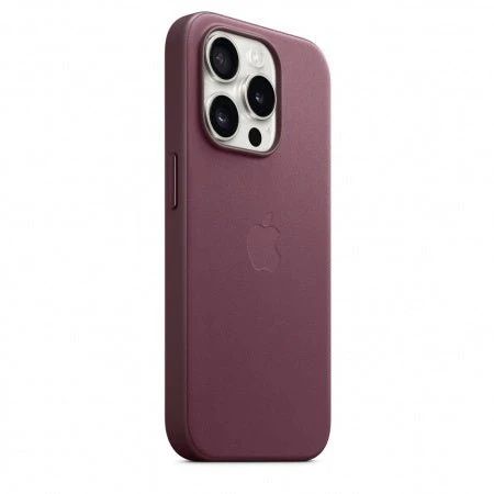 Husa iPhone 15 Pro Leather Apple Mulberry